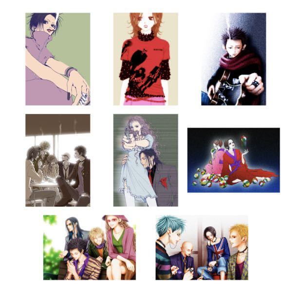 矢沢あい展 NANA スライダーポーチ付きポストカードセット ナナ ハチ