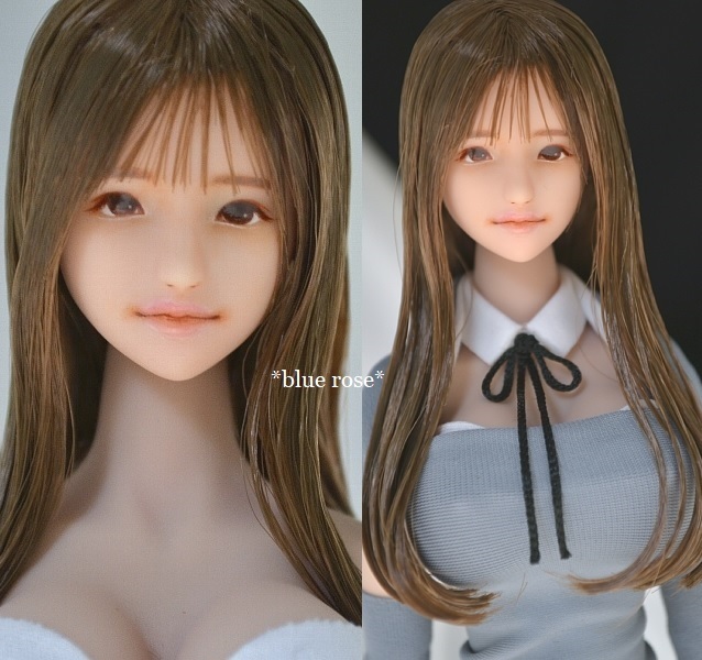 Yahoo!オークション - blue rose 1/6カスタムドールヘッド ボディ本体