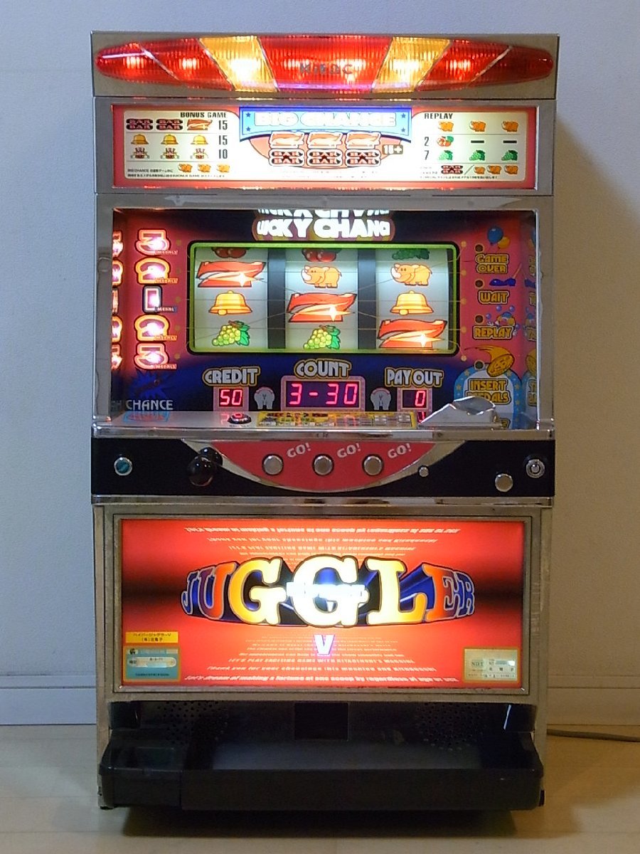 Yahoo!オークション - 稀少 パチスロ実機 北電子 ハイパージャグラーV