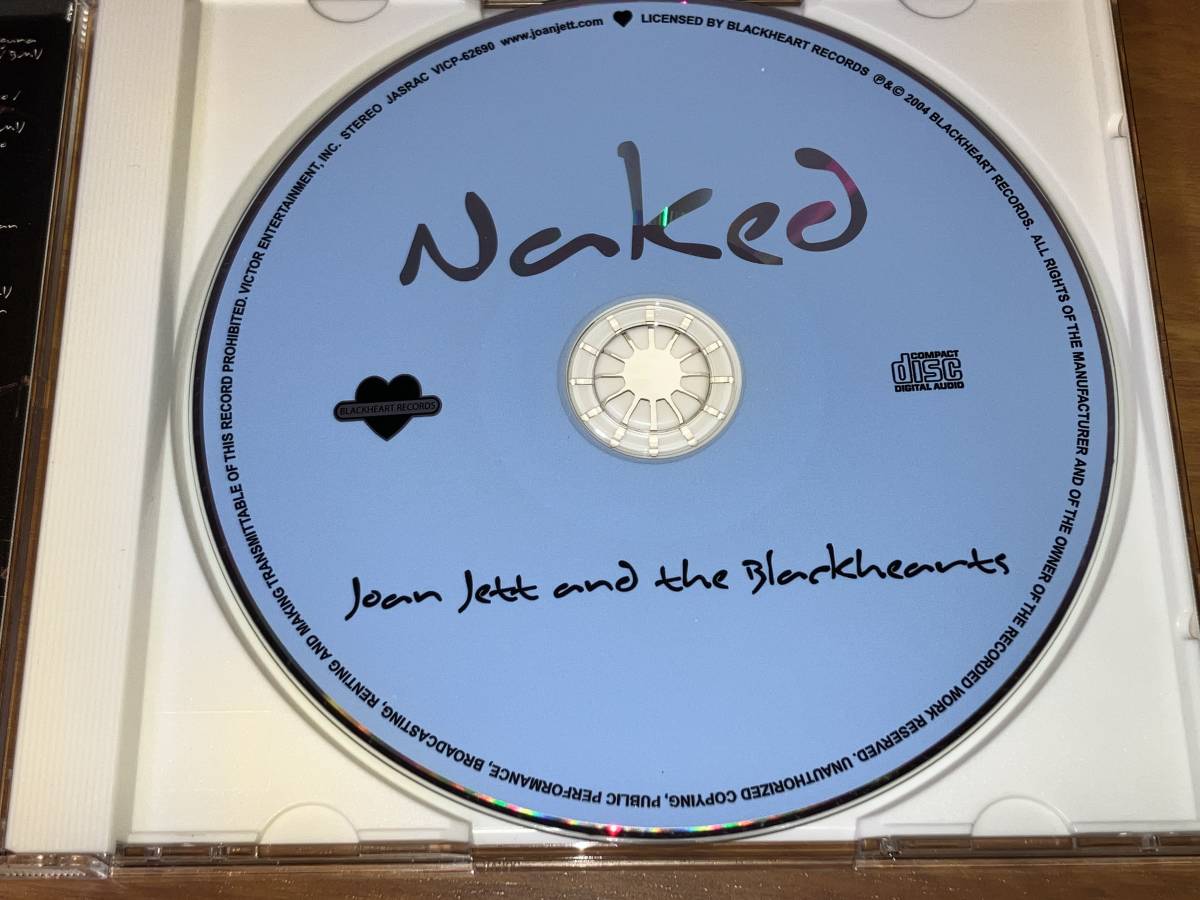 送料込み JOAN JETT ジョーン・ジェット / NAKED ネイキッド 即決