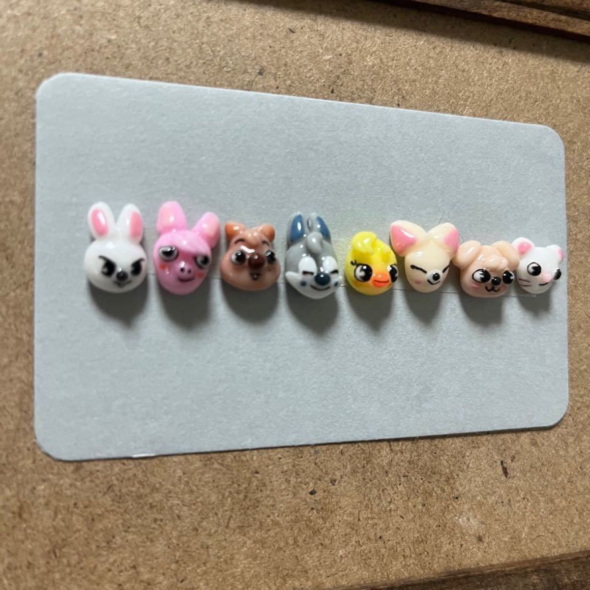 3dネイルパーツ 【StrayKids SKZOO SKZ スキズ フェイス 痛ネイル 韓国