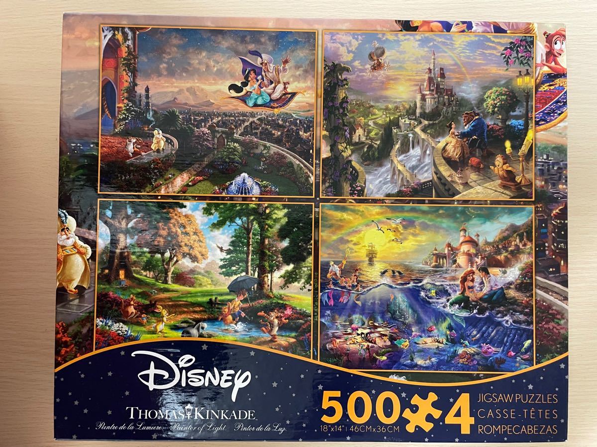 ディズニー 4種 パズル 500ピース×4 トーマス・キンケード｜Yahoo