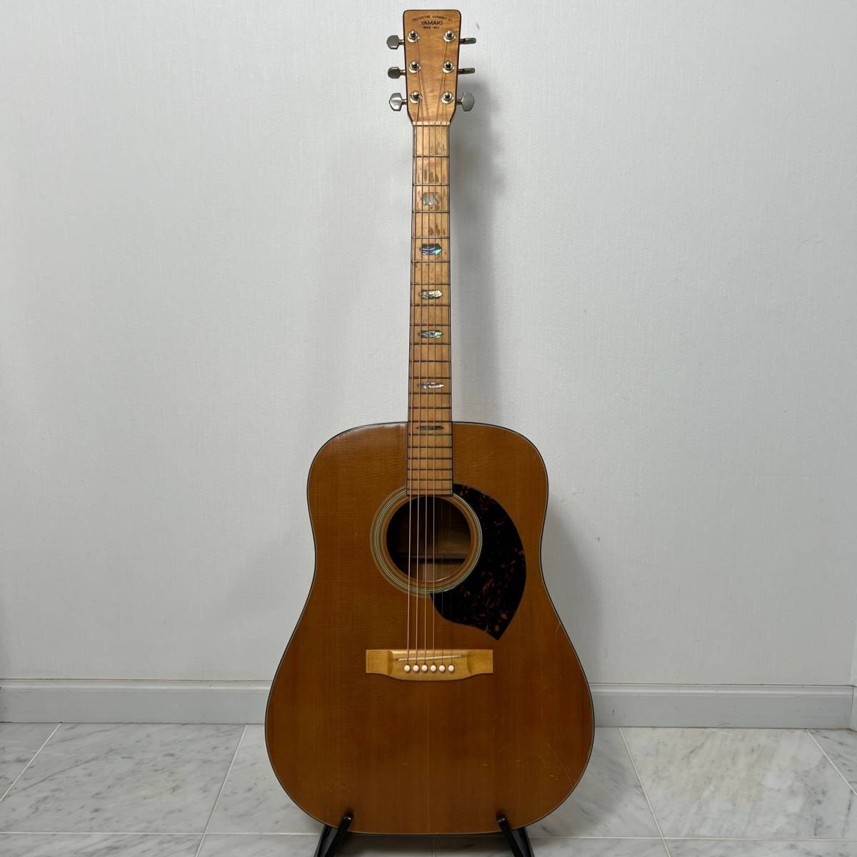 ヤマキ YAMAKI W500 アコースティックギター 木製 ソフトケース付き
