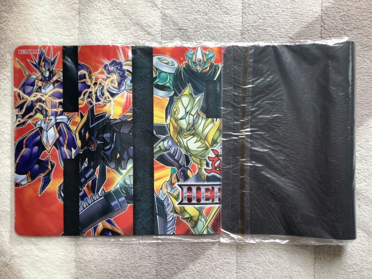 遊戯王 プレイマット ハーフサイズ HERO STRIKE EU 未開封 送料無料 検