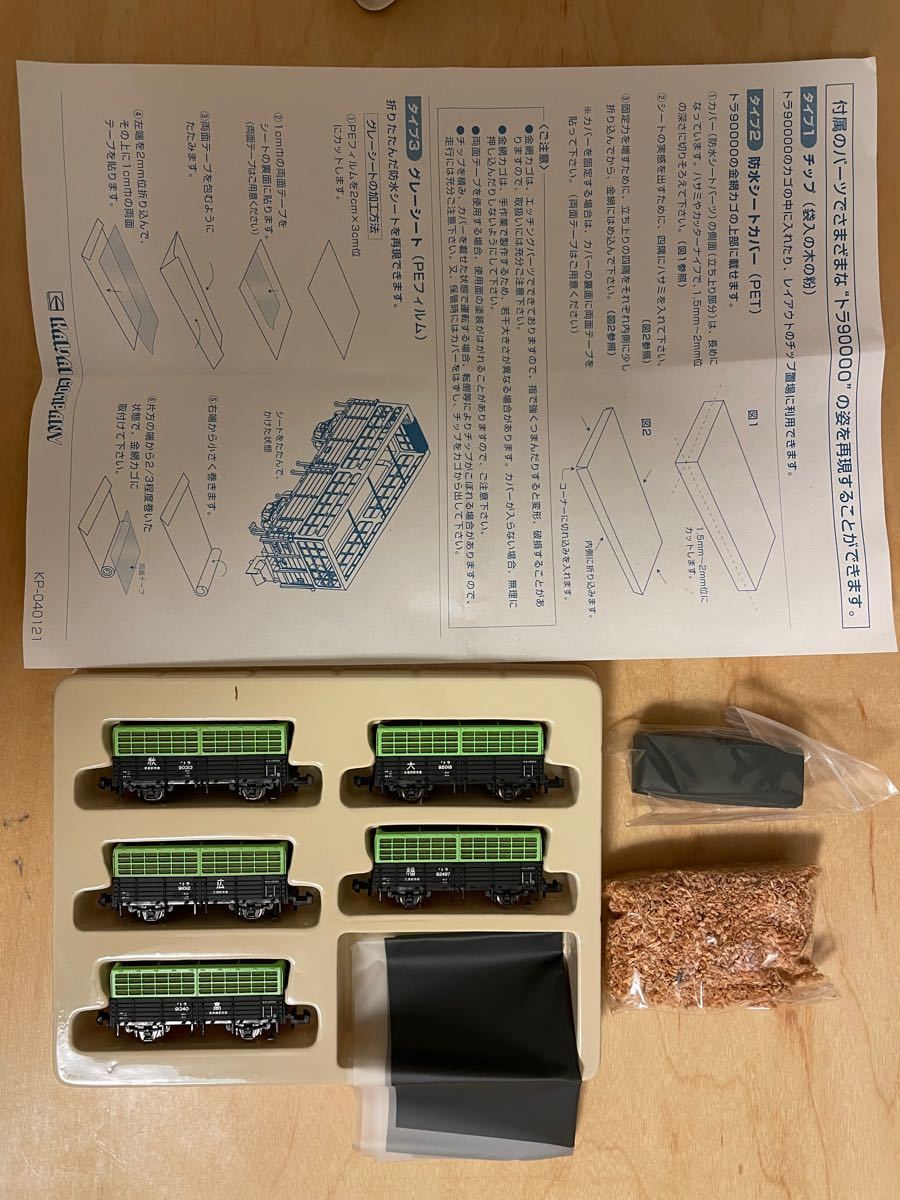 トラ90000本州駅常備5両セット トラ14500 5両セット 河合商会 Nゲージ