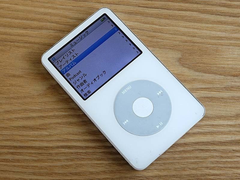 iPod Classic 第5世代 80GB A1136 シルバー モデル MA448J 動作良好