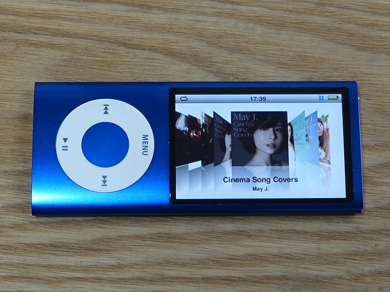 iPod nano 第5世代 A1320 16GB ブルー モデル MC066J そこそこきれい