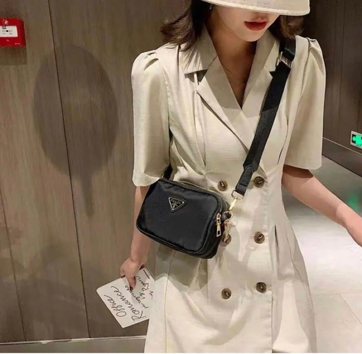 PRADA プラダ ポーチ ショルダーバッグ ノベルティ｜Yahoo!フリマ（旧