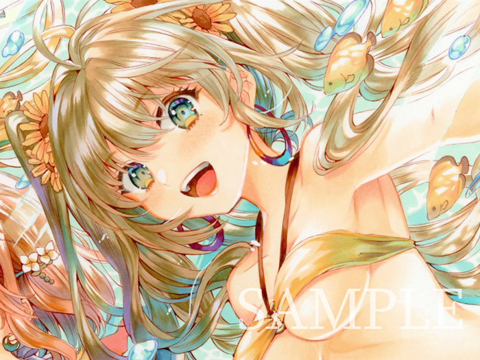 Yahoo!オークション - 手描きイラスト 創作 みずあそび