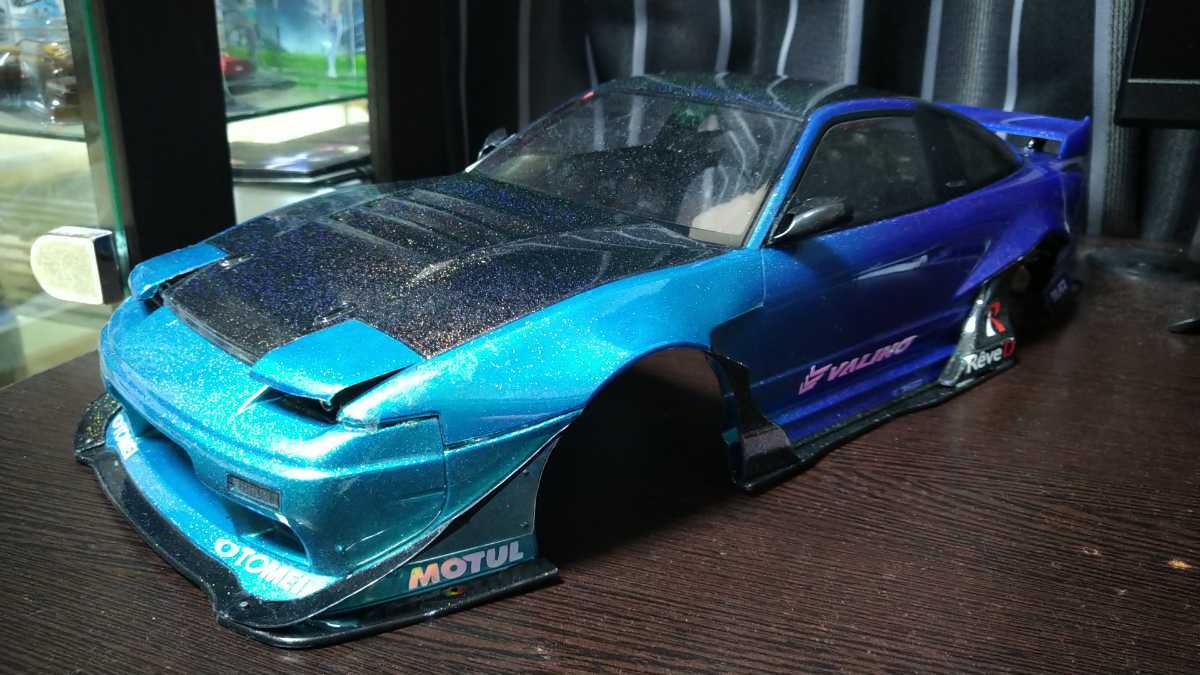 Reve D 180sx ラジコン ボディ 電飾付き (ラジコン ラジドリ ドリラジ