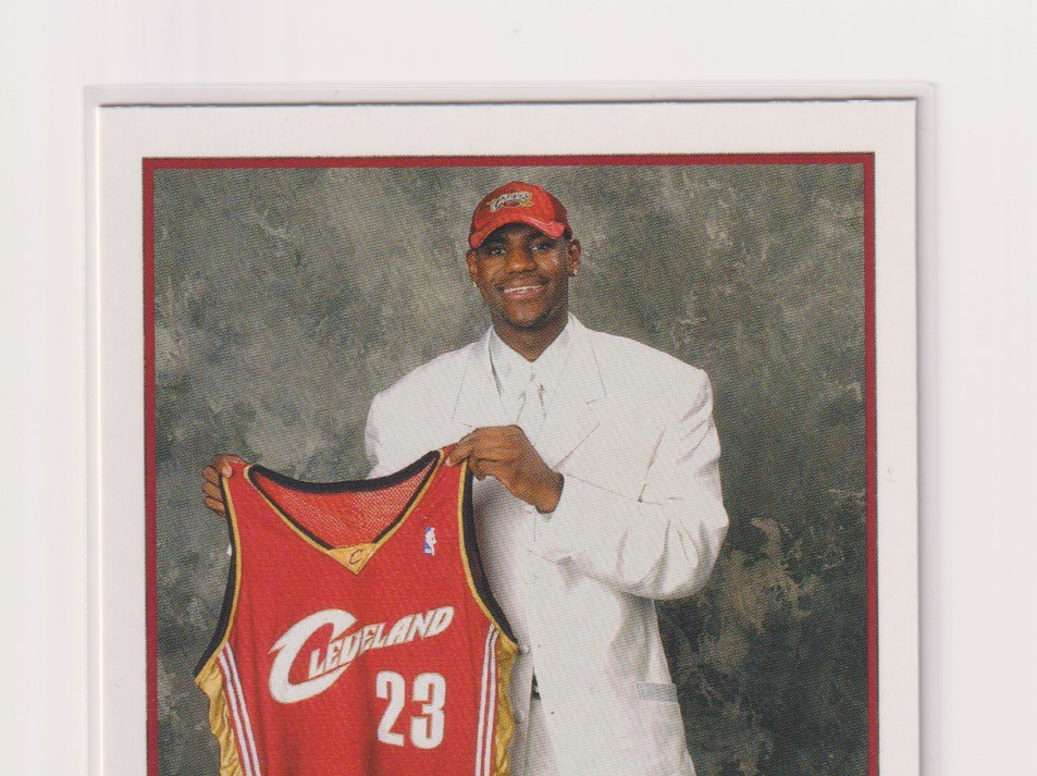 NBA LEBRON JAMES ROOKIE CARD 2003-04 Topps No 221 BASKETBALL