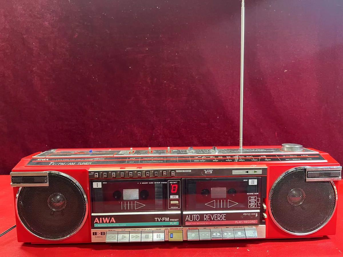 Yahoo!オークション - レトロ アイワ AIWA CS-W88 ダブルラジカセ 本体