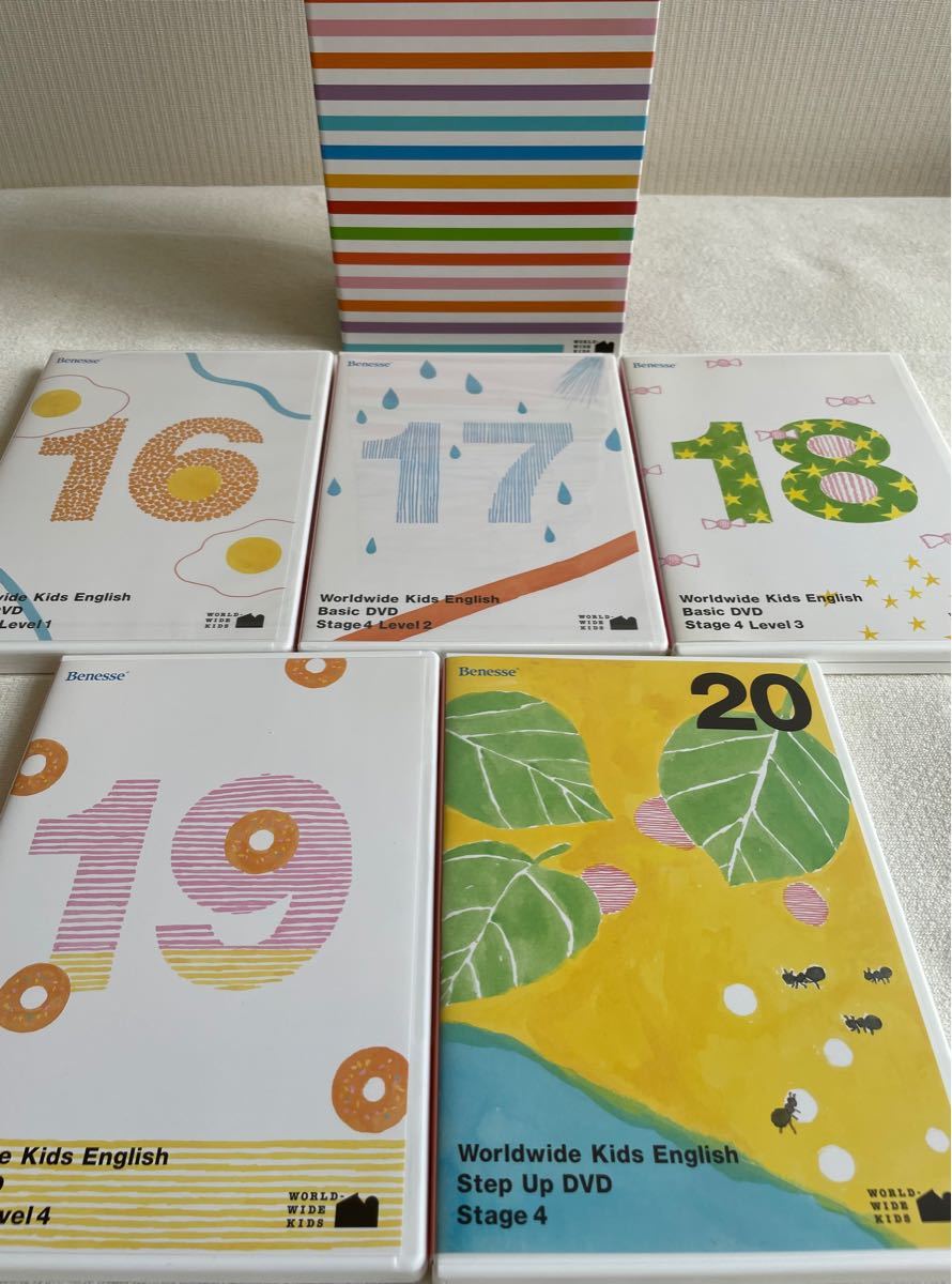 Benesseワールドワイドキッズ worldwide kids English stage4 DVD 5枚