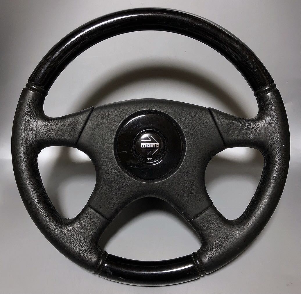 momo モモ 4本スポーク ステアリング レザー | 14インチ レザー