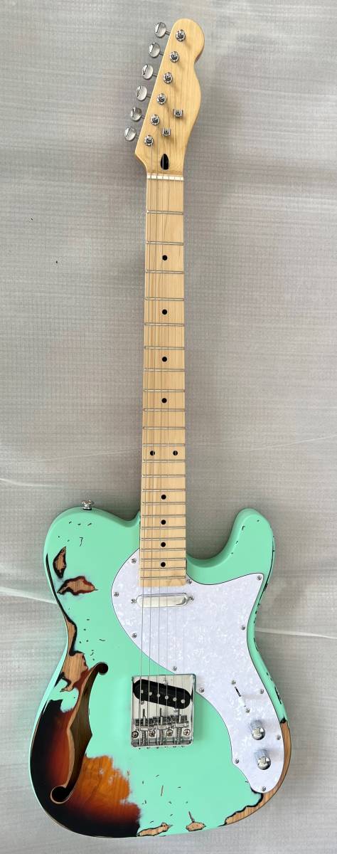 テレキャスター 部品 ボディー レリック加工 テレキャスターシンライン