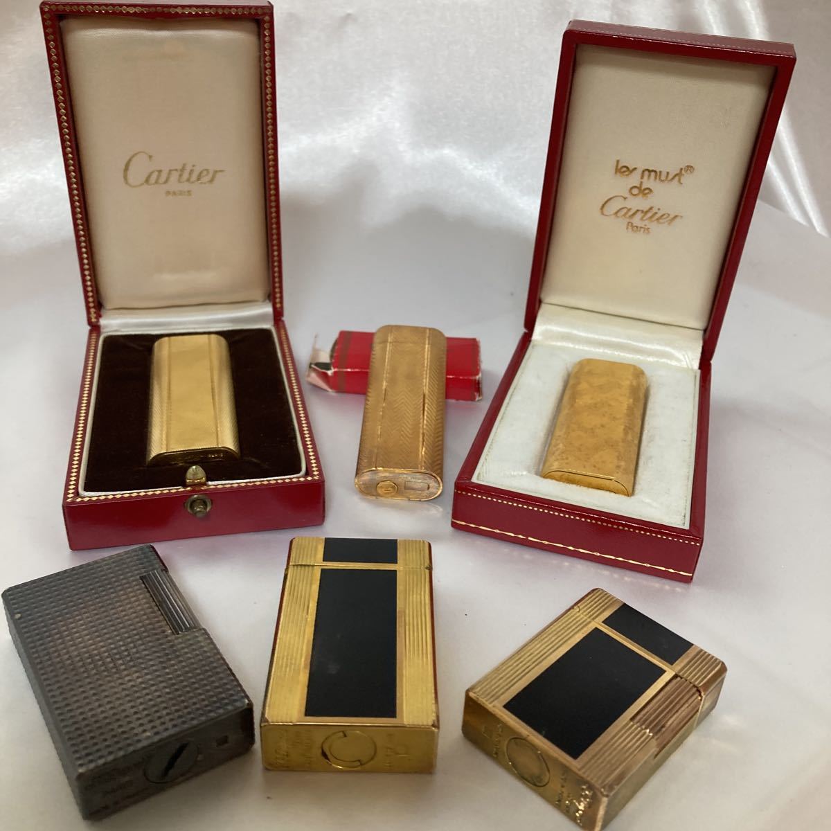 Yahoo!オークション - Cartier カルティエ S.T.Dupontデュポン ライタ