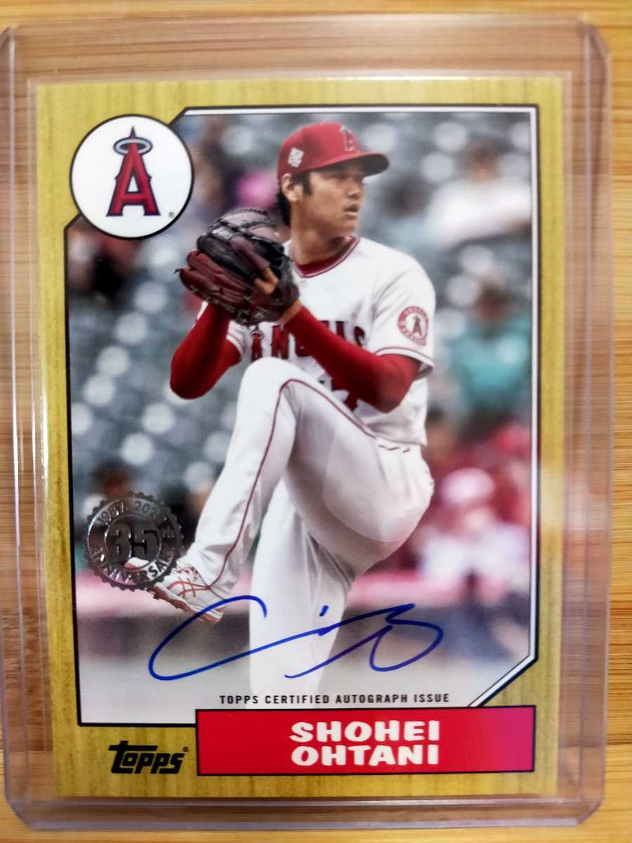 Yahoo!オークション - 2022 TOPPS SERIES 2 大谷翔平 直筆サイン オン