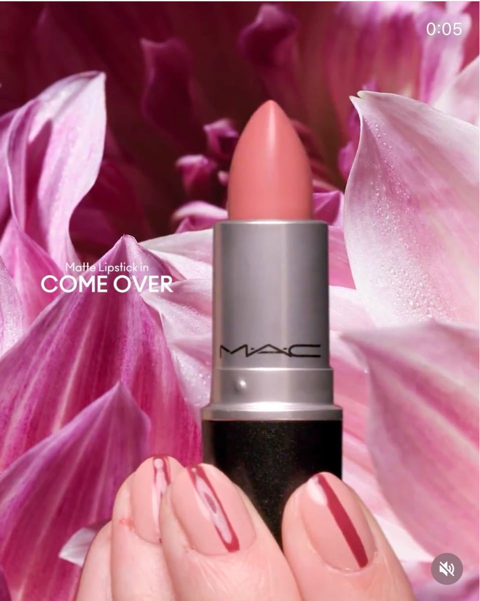 MAC リップスティック リシンクピンク 新色 カムオーバー ヌードピンク