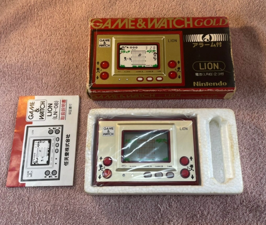 Yahoo!オークション - 美品 ゲームウォッチ ライオン LION 中古 任天堂
