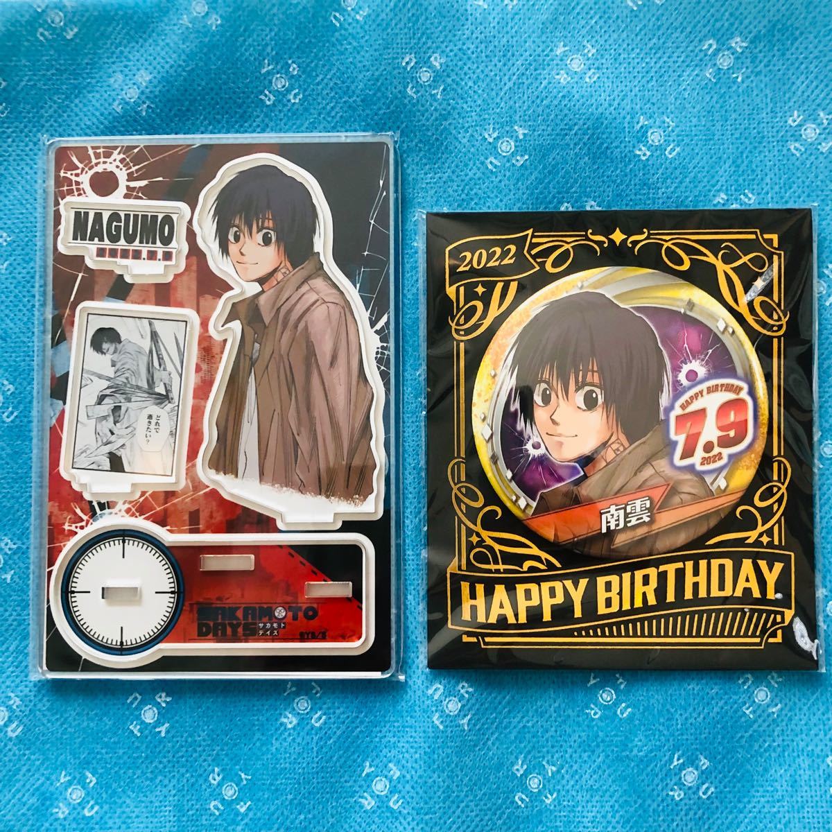 サカモトデイズ 南雲 バースデー缶バッジ バースデイ缶バッジ 名場面