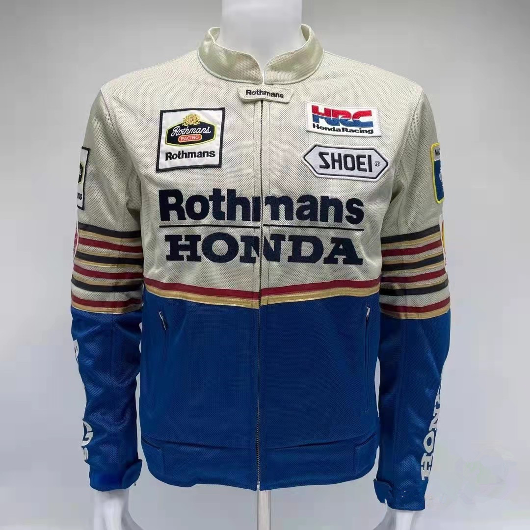 Yahoo!オークション - M-本物 ロスマンズホンダメッシュジャケット Rot