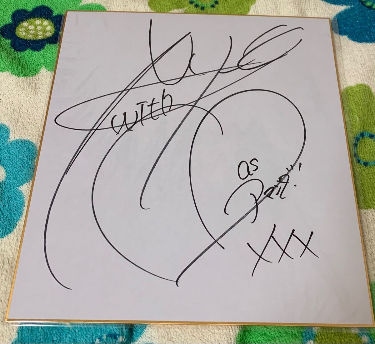 沢城みゆきさん 直筆サイン色紙 聖剣伝説 エコーズオブマナ アマンダ