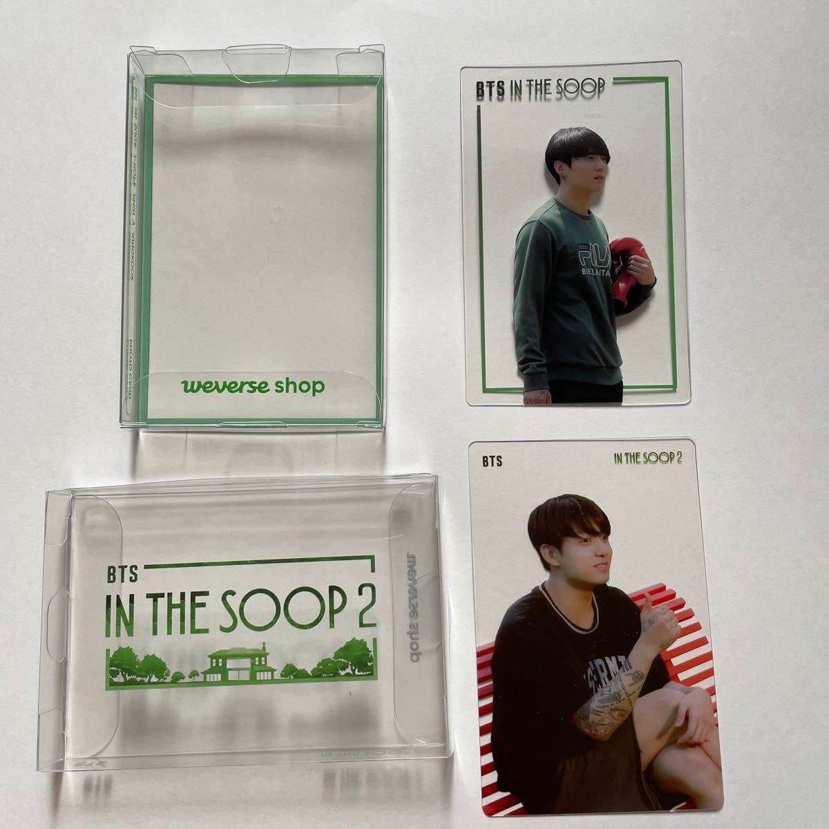 公式 BTS インザスープ アーリーバード特典 クリアトレカ ジョングク 2