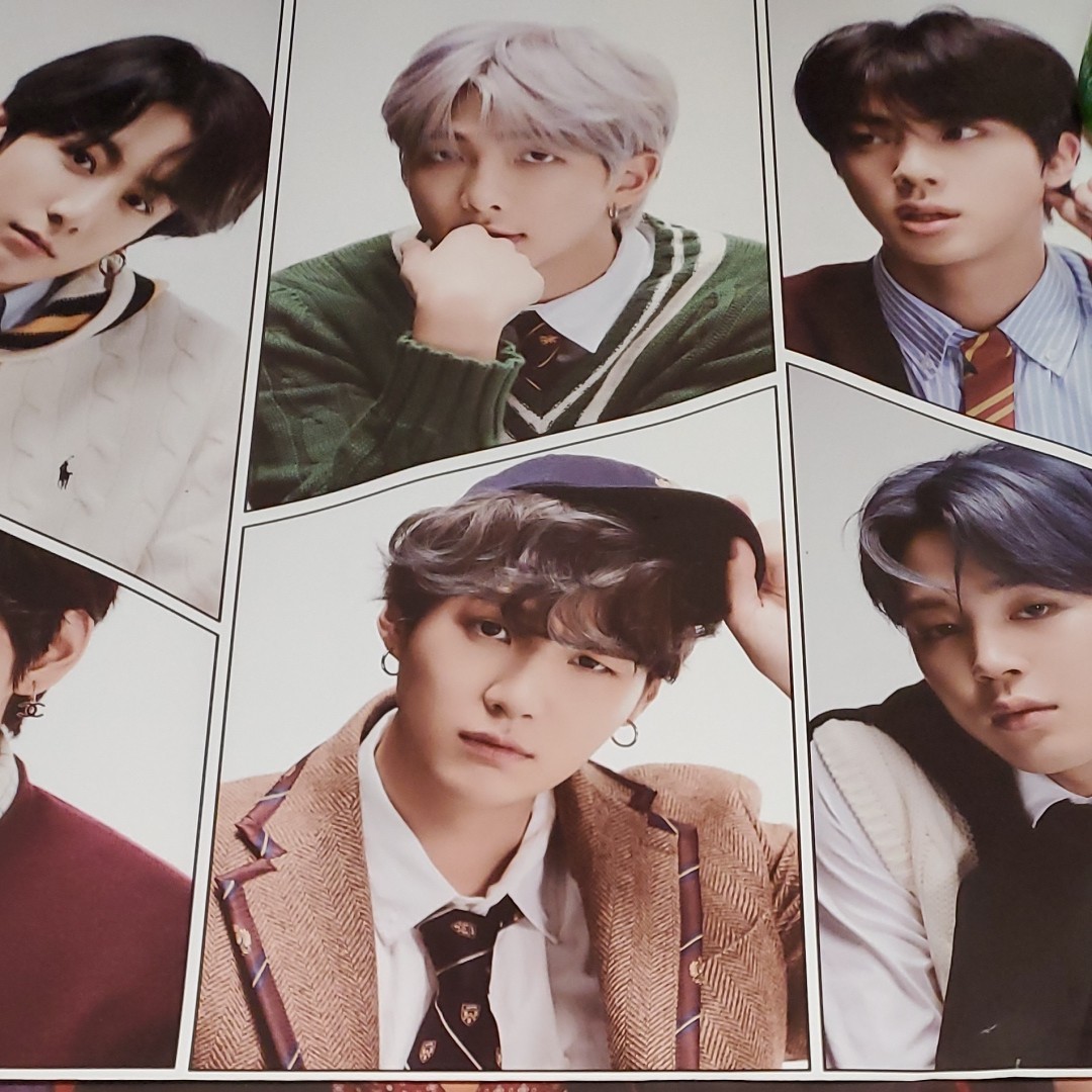 BTS テテ V テヒョン トレカ ポスターつきアルバム MAP OF THE SOUL 7