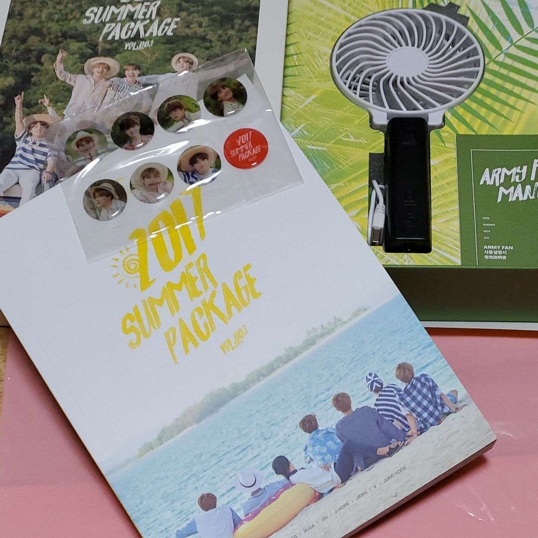 BTS サマパケ 2017 summer package 防弾少年団ハンディファン フォト
