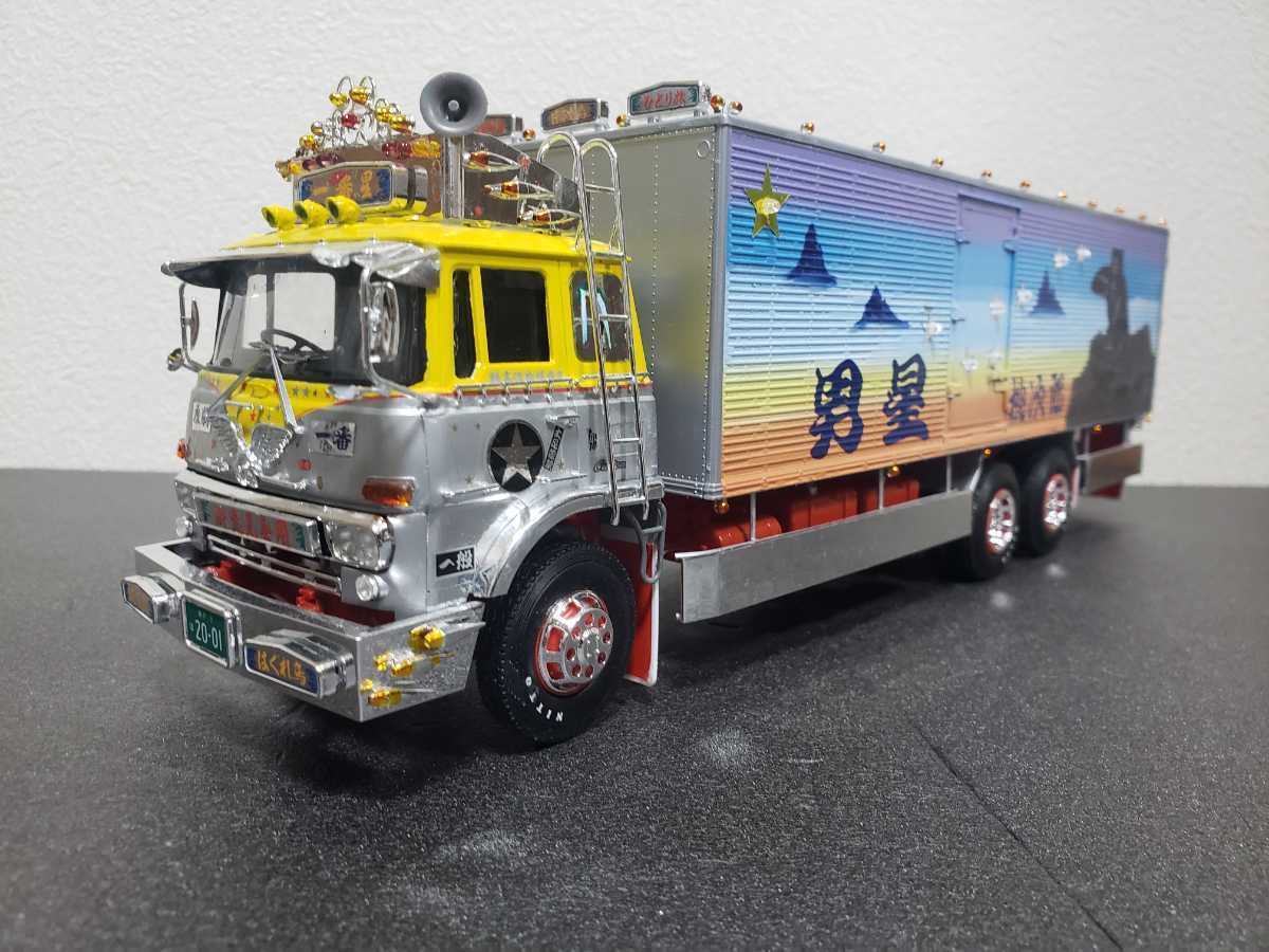 Yahoo!オークション - 1/32 アオシマ トラック野郎 一番星 御意見無用