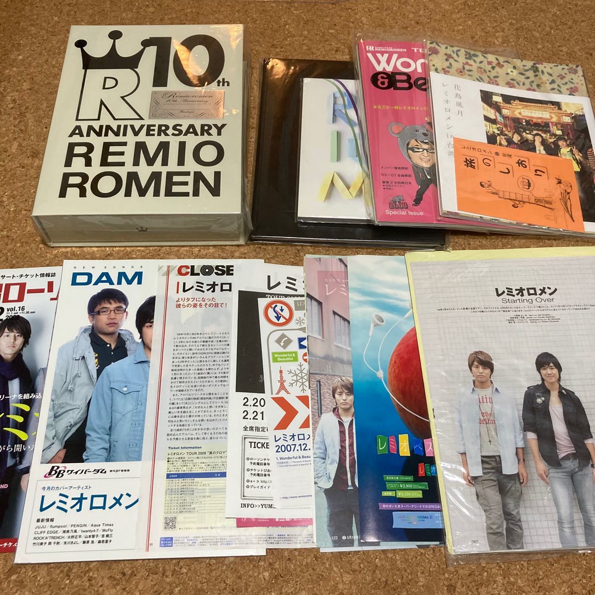 美品 レミオロメン 10th ANNIVERSARY BOX その他ツアーパンフレット