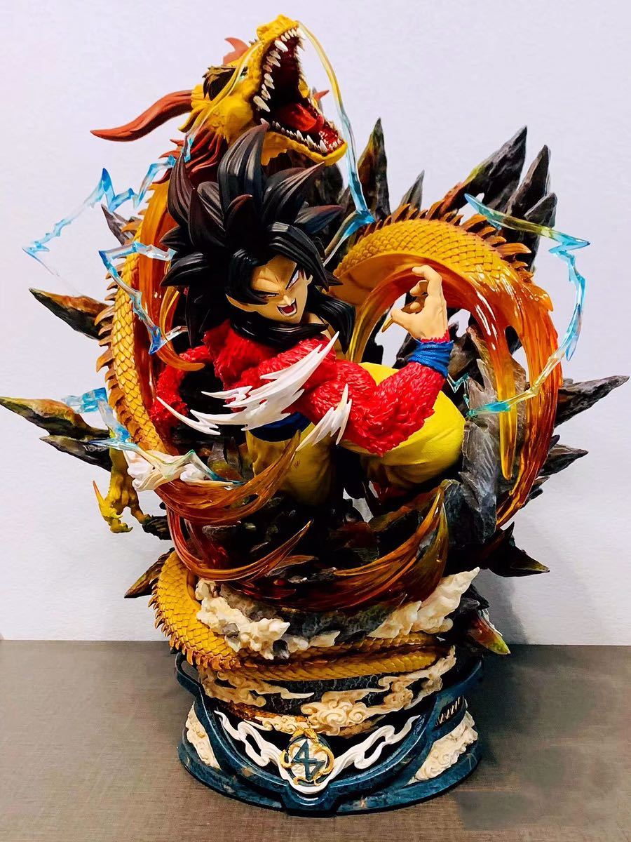 Yahoo!オークション - 発売超サイヤ人 四悟空フィギュア塗装済みガレー