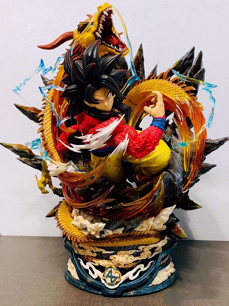 Yahoo!オークション - 発売超サイヤ人 四悟空フィギュア塗装済みガレー