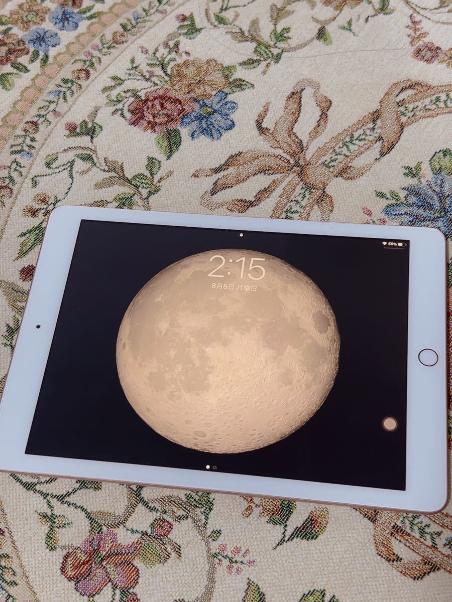 値下げ ほぼ新品 ローズゴールド-ピンク色 Apple iPad WiFi 2017 第六