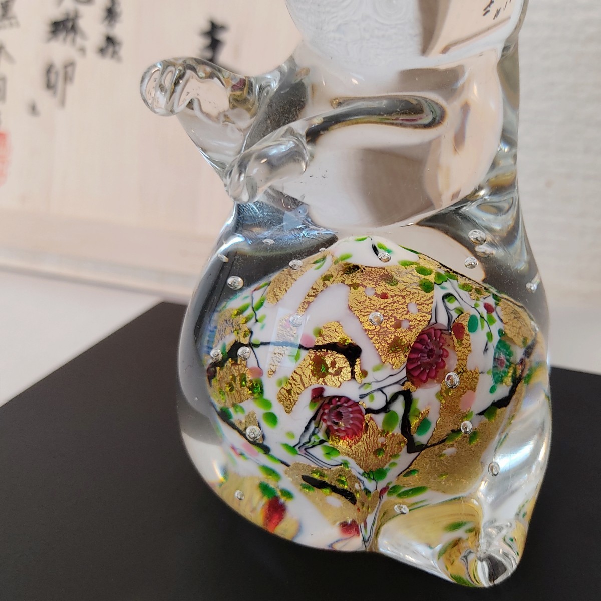 超希少品 黒木国昭 光琳 金彩象嵌 干支 卯 ガラス工芸 うさぎ｜Yahoo