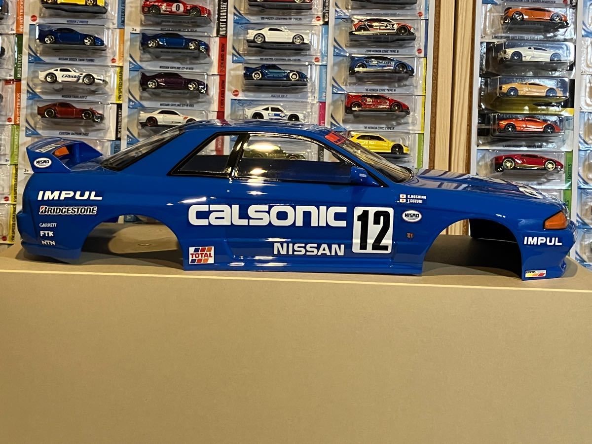 タミヤ ラジコン 日産スカイラインGT-R カルソニック仕様塗装済