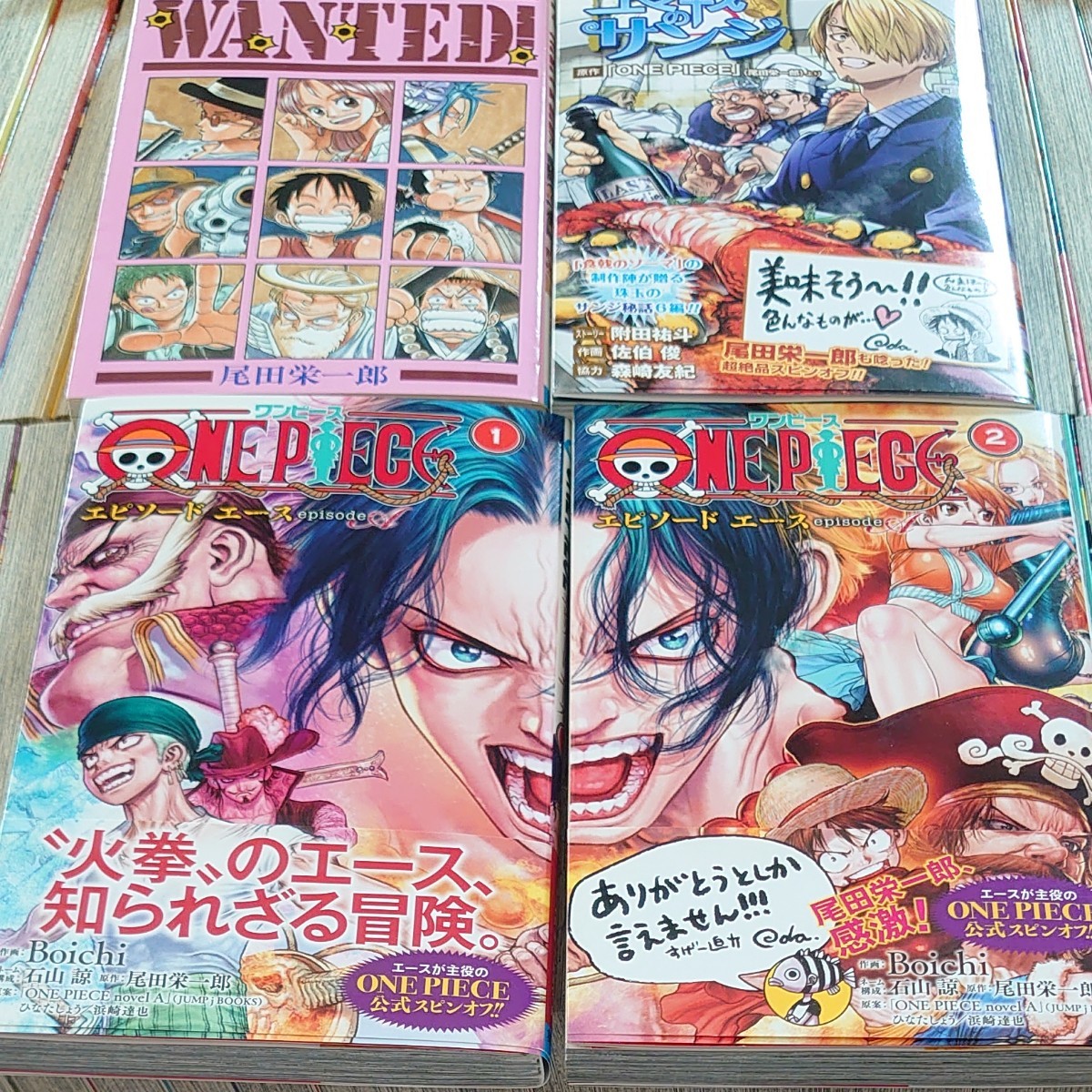 関連本含む 計114冊）ワンピース 1~103+関連本11冊 ONE PIECE 尾田