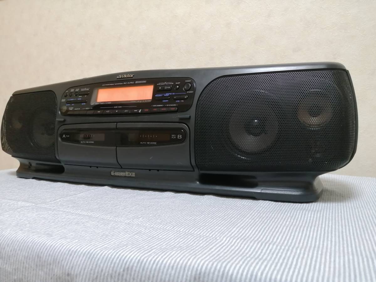 ☆動作未確認☆ バブルラジカセVictor RV-X70
