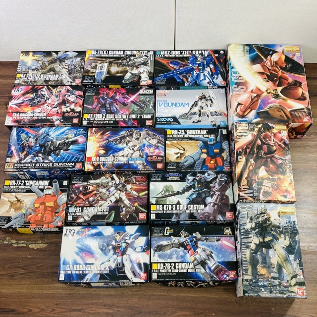 Yahoo!オークション - 1000円～ ガンプラ17点まとめ MG HG ガンダム BA