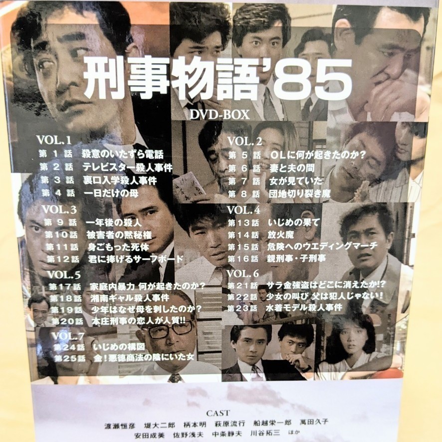 ほぼ未使用・国内盤DVD】 渡瀬恒彦主演・刑事物語85 DVD-BOX｜Yahoo
