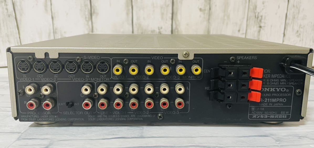 Yahoo!オークション - ONKYO オンキョー SR-211MPRO INTEC 275 サラウ