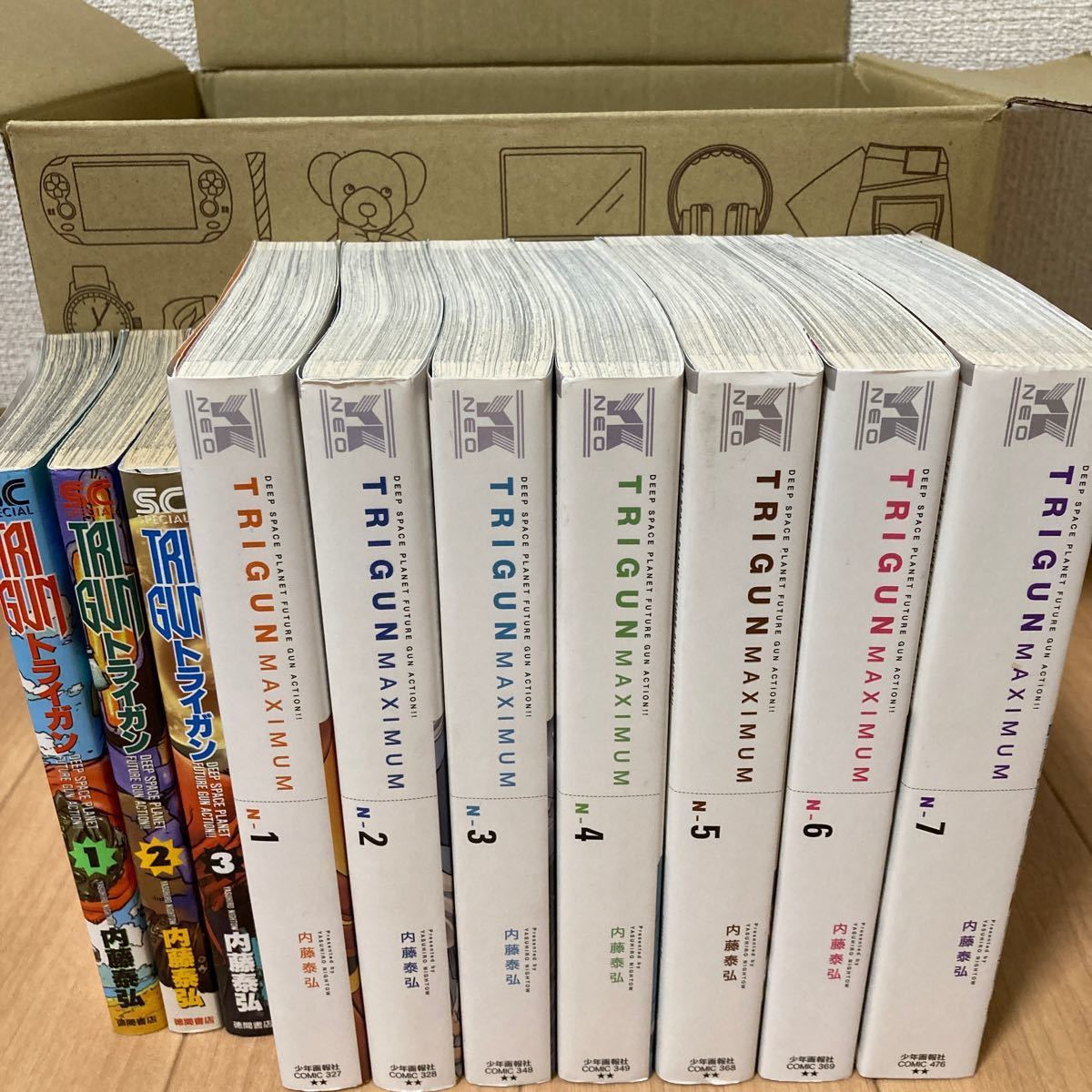 内藤泰弘】トライガン全3巻＋トライガンマキシマム新装版全7巻セット