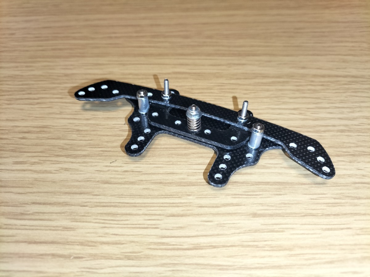 リヤ1軸ATバンパー ミニ四駆 MSシャーシ用(タミヤ) (VZ MAシャーシに