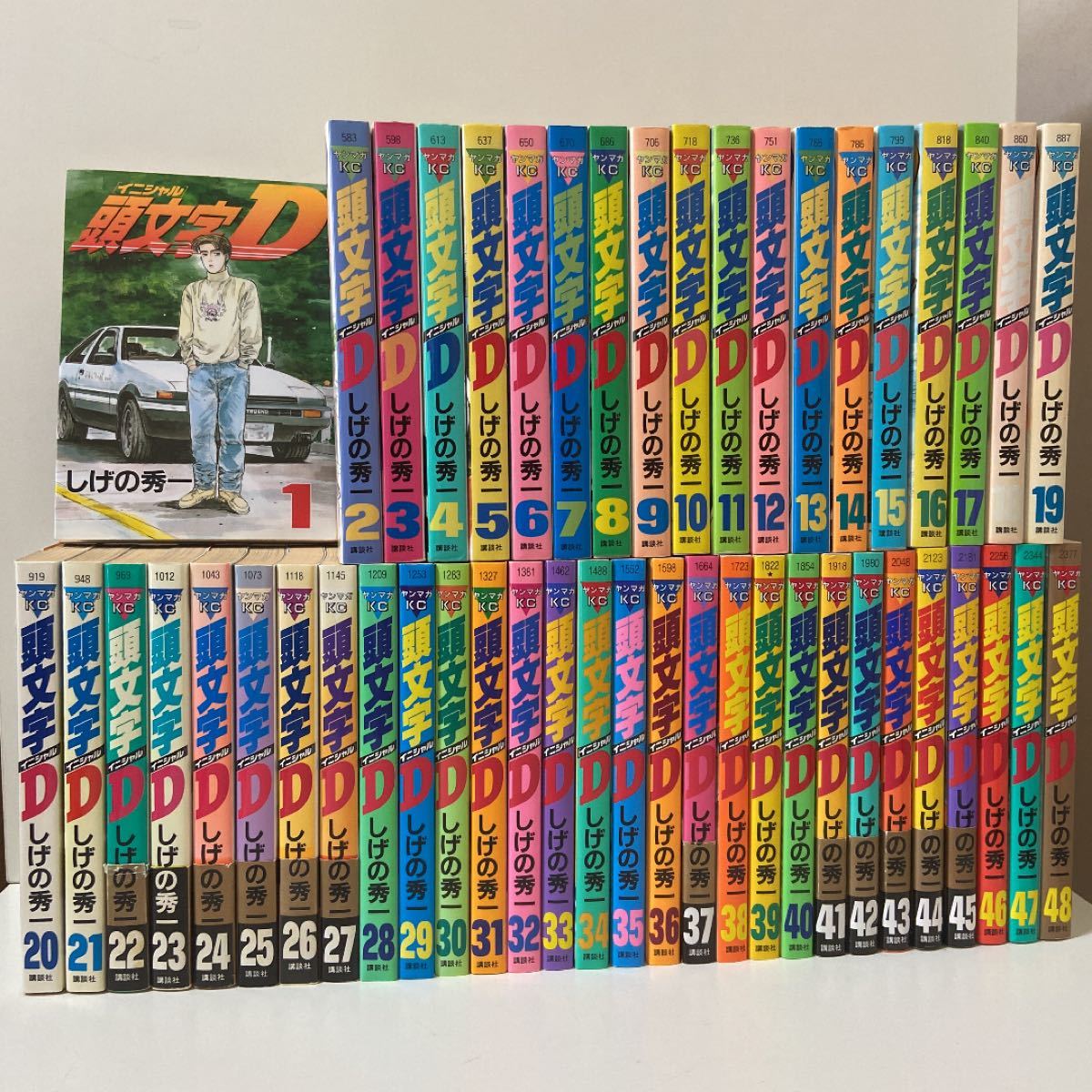 頭文字 イニシャルD 1〜48巻 全巻セット まとめ売り 漫画 マンガ 全巻