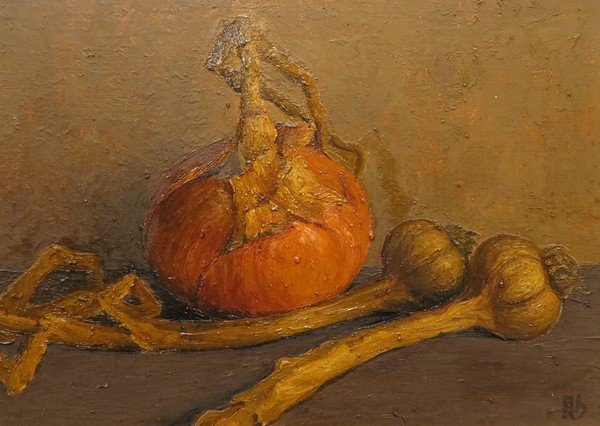 磯部則夫 玉ねぎ 油絵4号 磯部則夫 玉ねぎ 油絵4号 磯部則夫 玉ねぎ