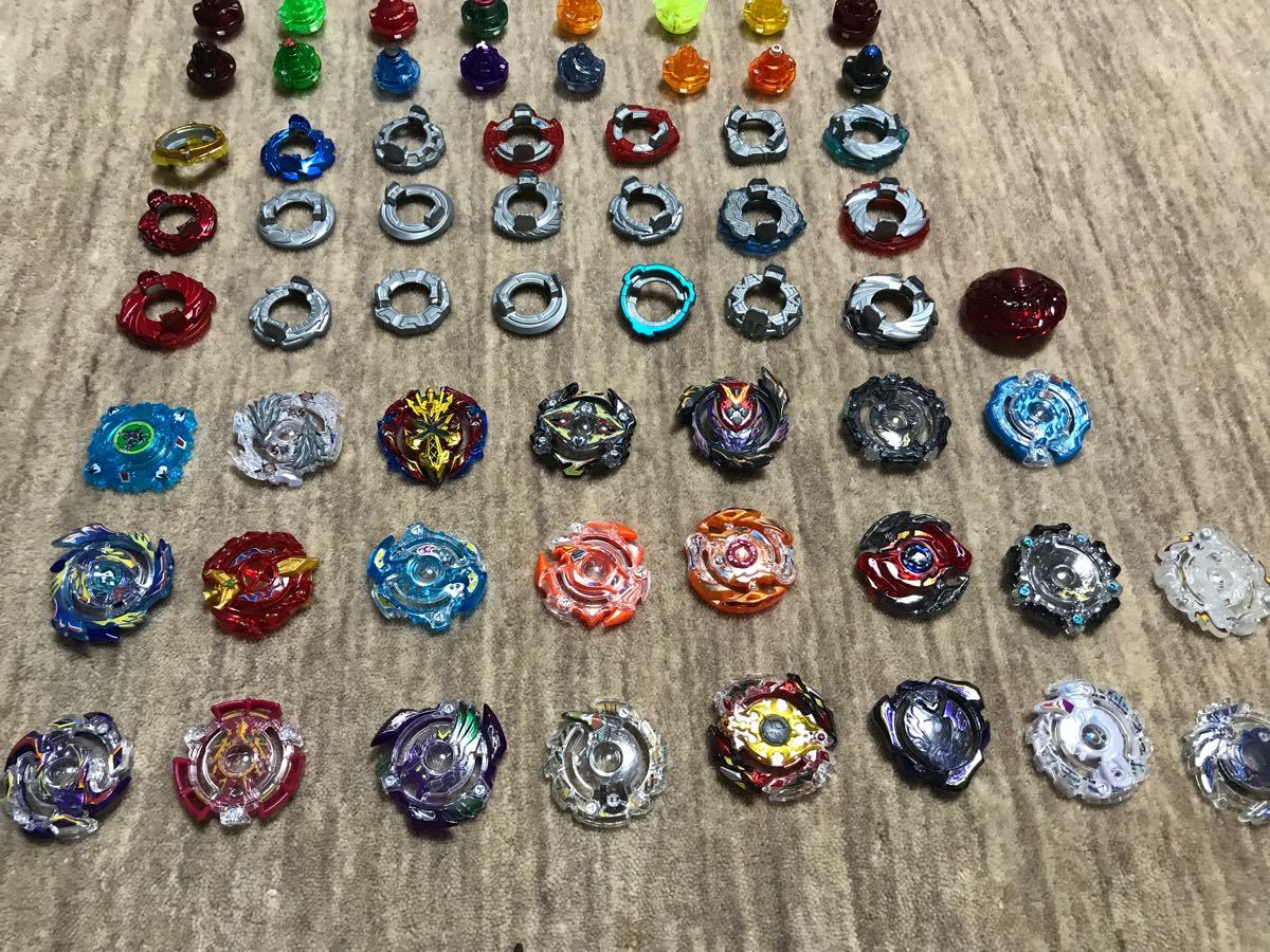 ベイブレードバースト まとめ売り ランチャー付き 大量】ベイブレード