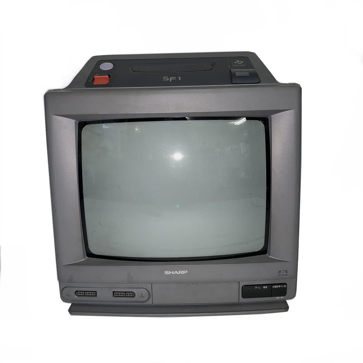 SHARP SHARP 14G-SF1 スーパーファミコン内蔵テレビ 14型＊現状品 14G
