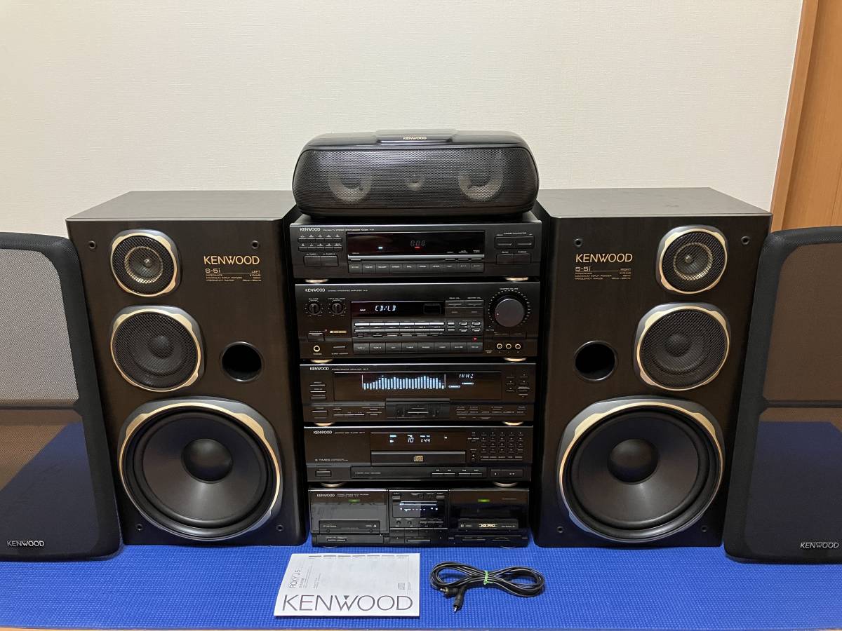 Yahoo!オークション - 簡易メンテ済 KENWOOD ROXY J5システムコンポ【