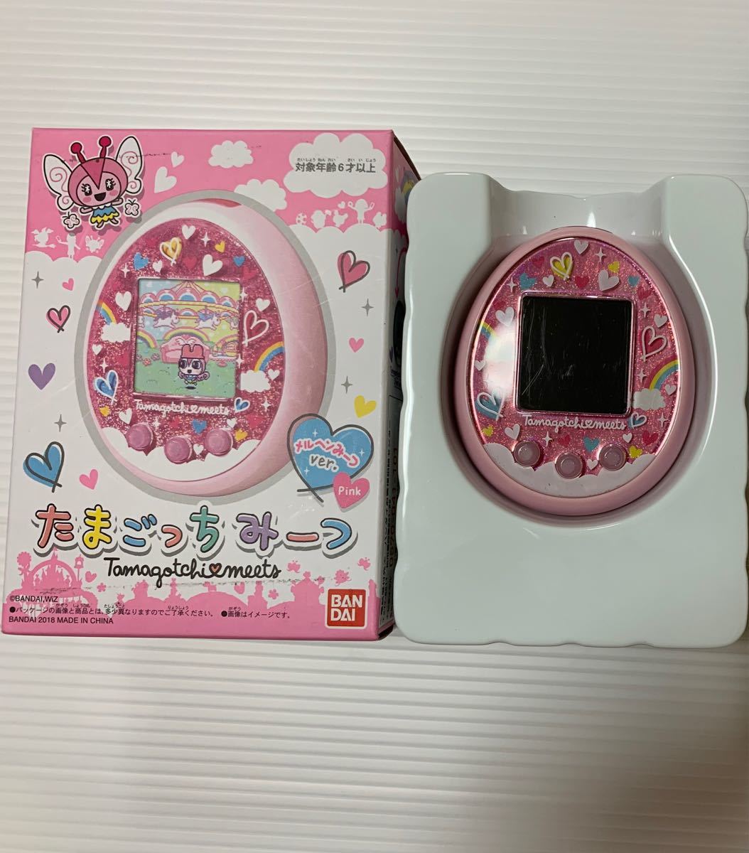 バンダイ たまごっちみーつ メルヘンみーつver． ピンク ハート｜Yahoo