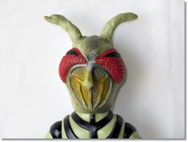 貴重☆旧バンダイ☆仮面ライダー 怪人 蟷螂男☆カマキリ男 ミニソフビ ☆珍